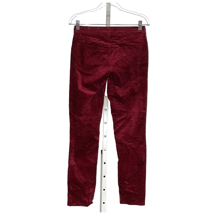 Red LOFT Ankle Pants