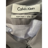 Calvin Klein Men's Gray Canvas Dress Shirt