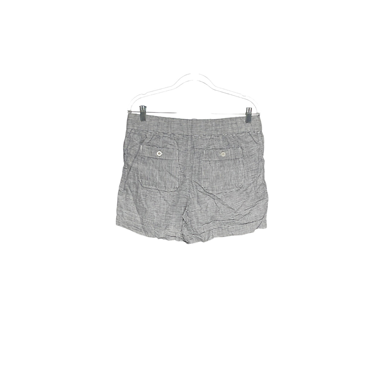 Athleta Gray Linen Sailor Shorts - Size 8