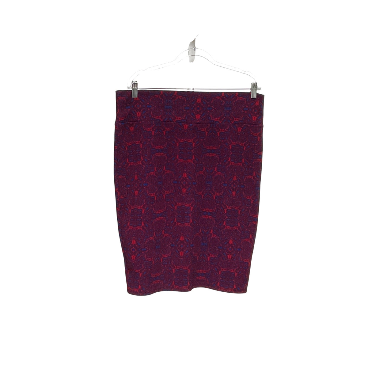 LuLaRoe Purple Paisley Pencil Skirt - Size L