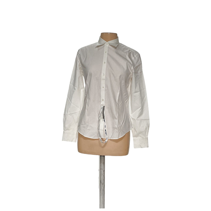 Brooks Brothers Women's White Button-Up Shirt