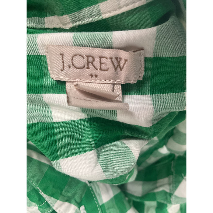 J. Crew Green Midi Shift Dress - Size M