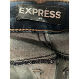 Express Women's Blue Ankle Jeans - Size 10