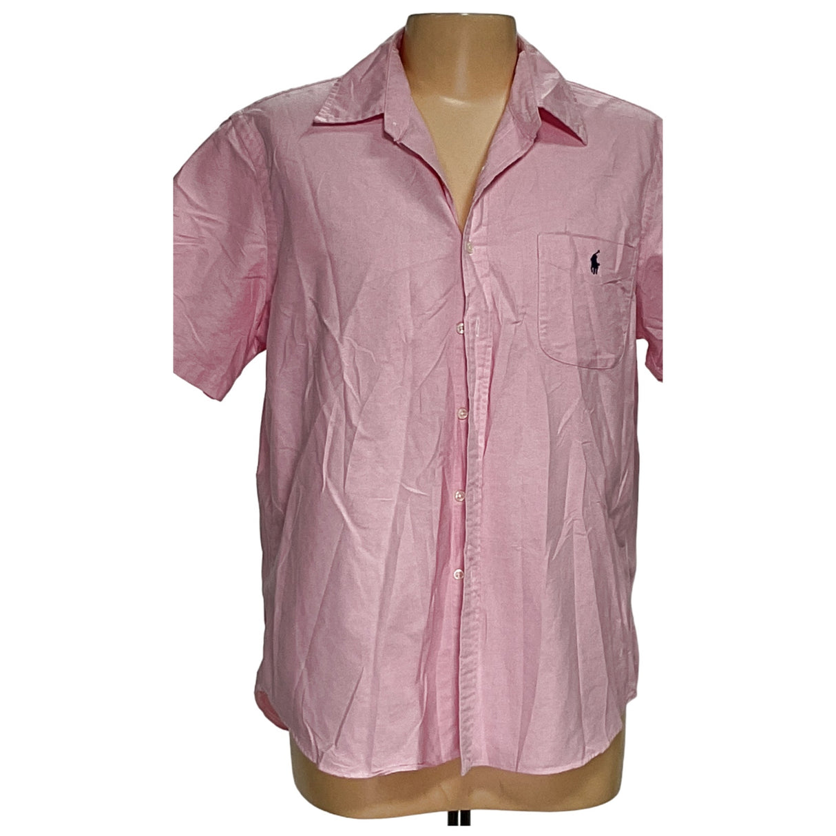 Ralph Lauren Pink Cotton Button-Up Shirt