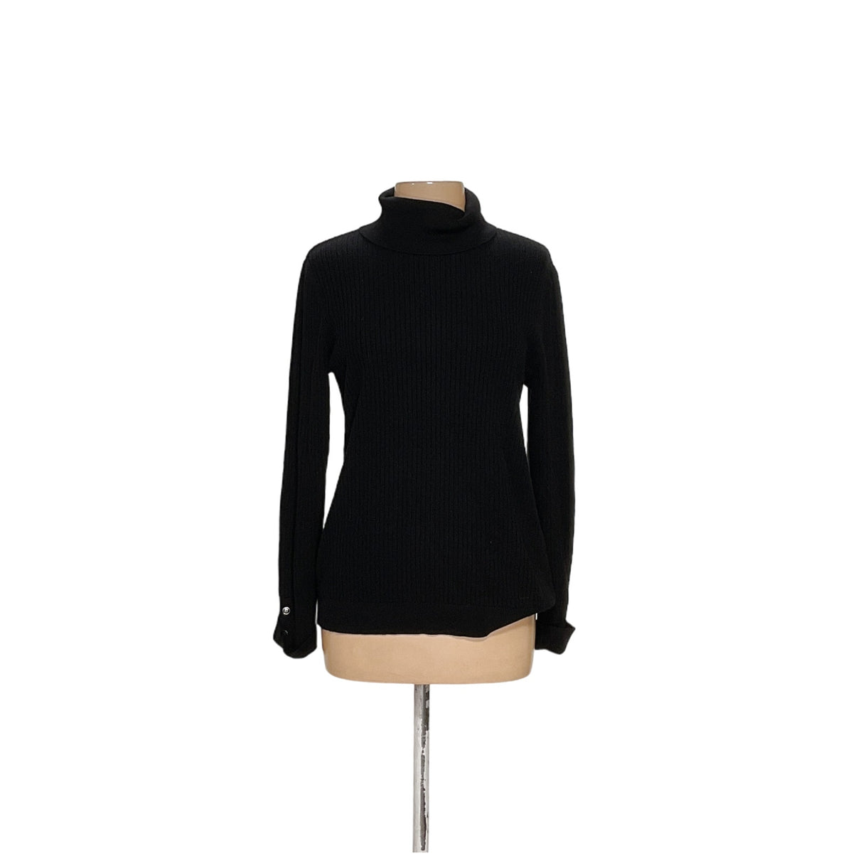 Talbots black cotton pullover sweater