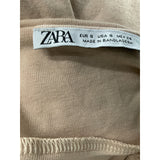 ZARA Women's Beige Bodycon Dress, Size S