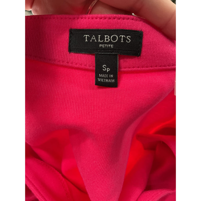 Talbots Pink Cotton Midi Shift Dress - Women's SP