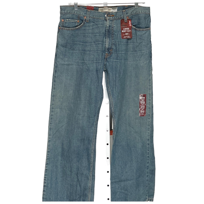 Levi's Blue Straight Jeans - Men's 38x32