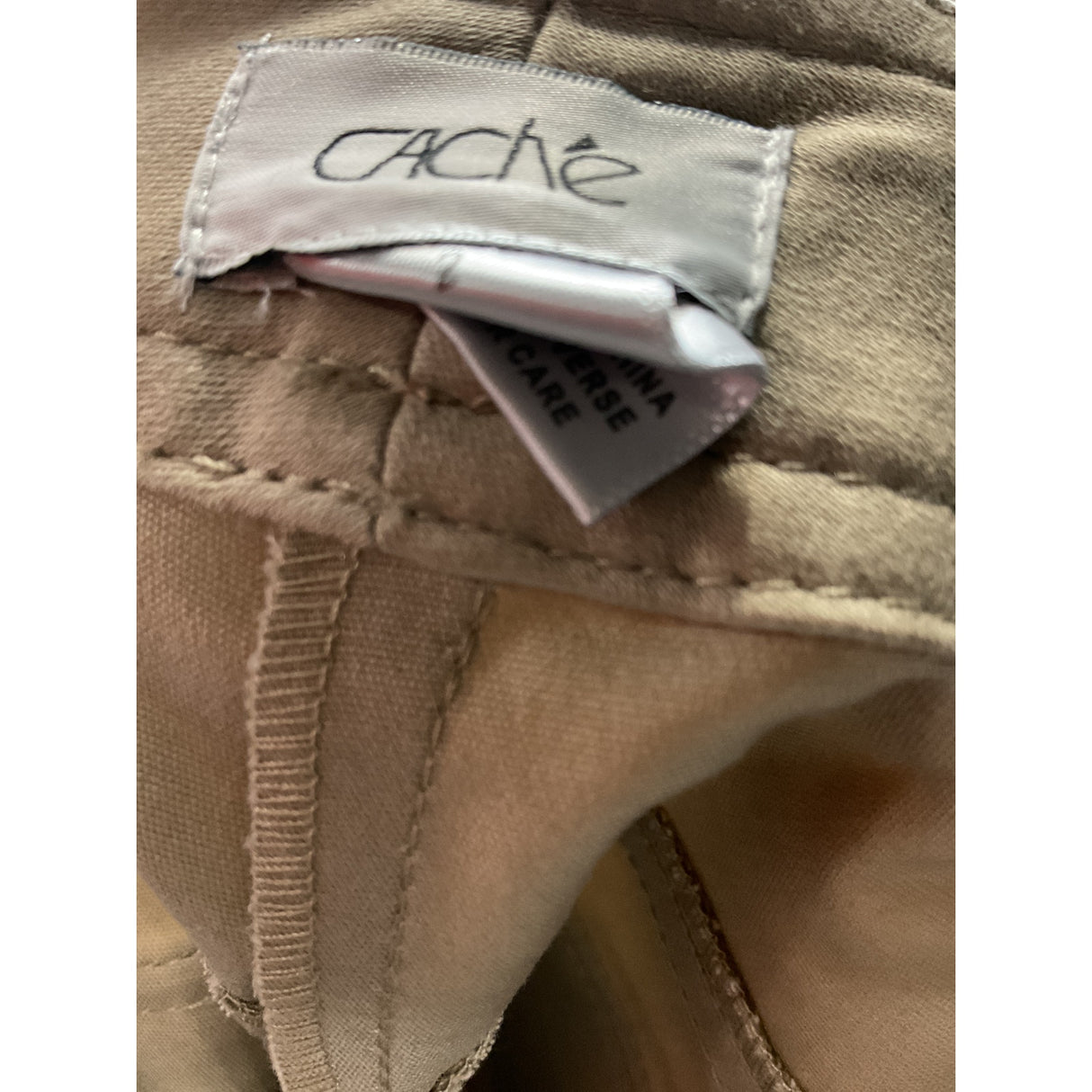 Cache Beige Sailor Shorts, Size 2