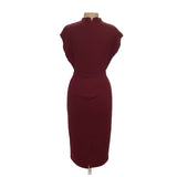 Express Red Bodycon Long Dress - Size S