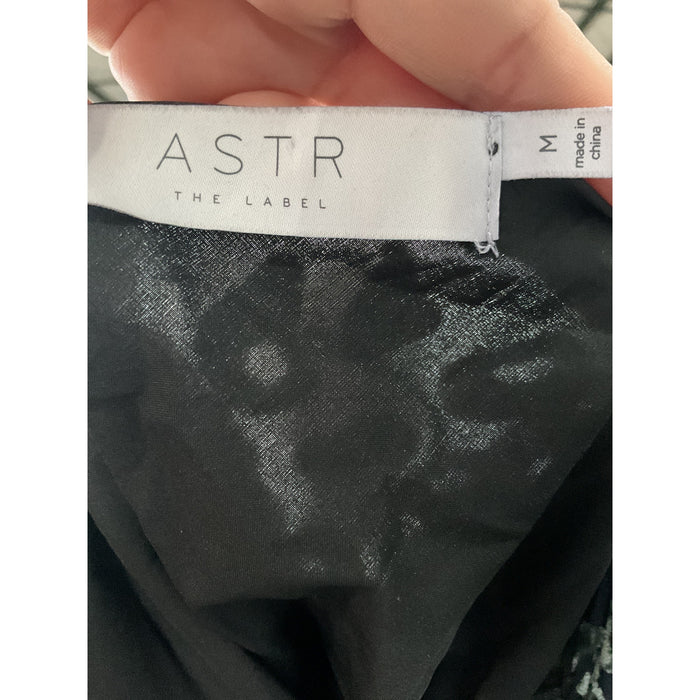 Astr Black A-Line Dress