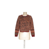 ZARA Multicolor Animal Print Pullover Sweater