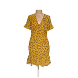 MICHAEL Kors Yellow Shirt Dress - Size 8