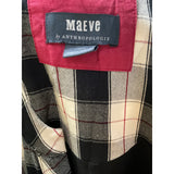 Maeve Black Plaid Shift Dress