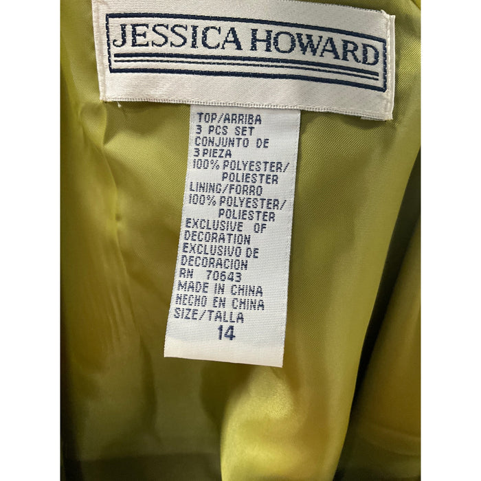 Jessica Howard Green Blazer - Size 14