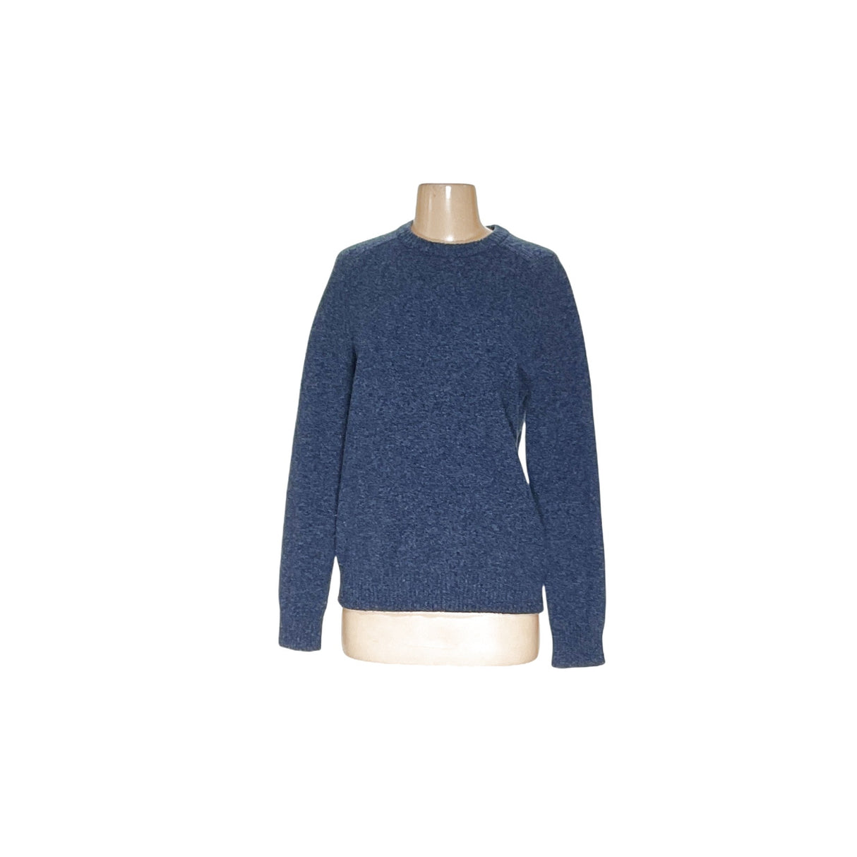 Blue Lands' End Wool Pullover Sweater - Women's S