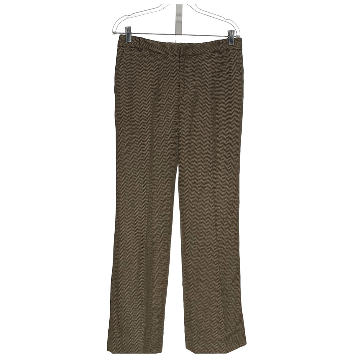 Lauren Ralph Lauren Brown Wool Ankle Pants