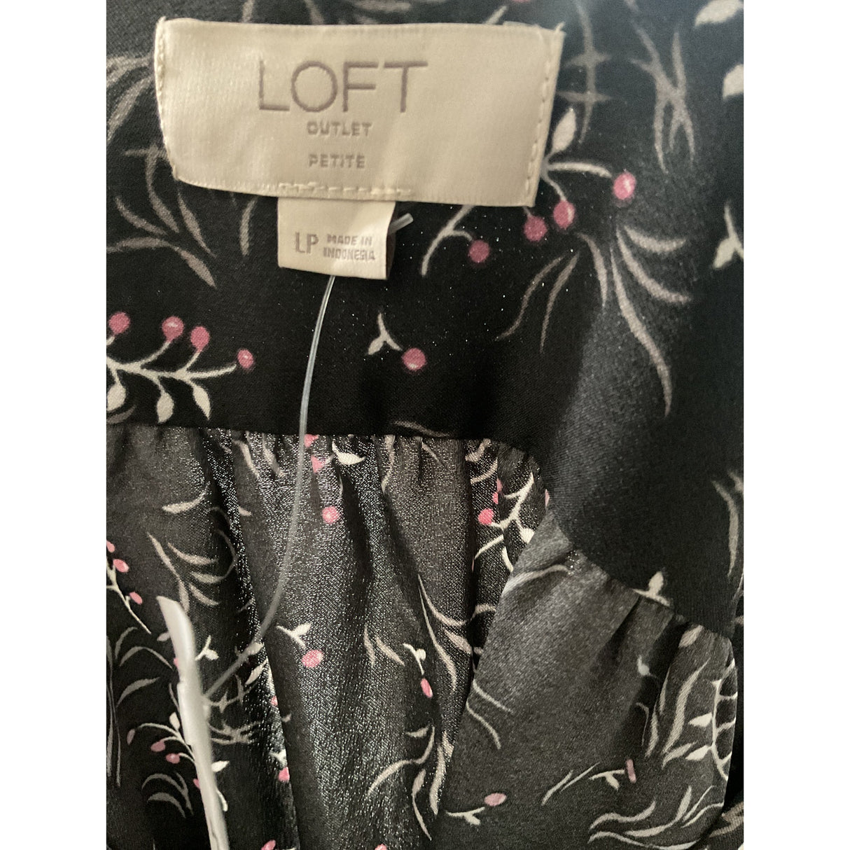 LOFT Multicolor Midi Shirt Dress - Size lp