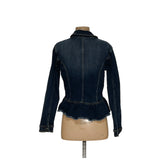 INC Women's Blue Cotton Jacket