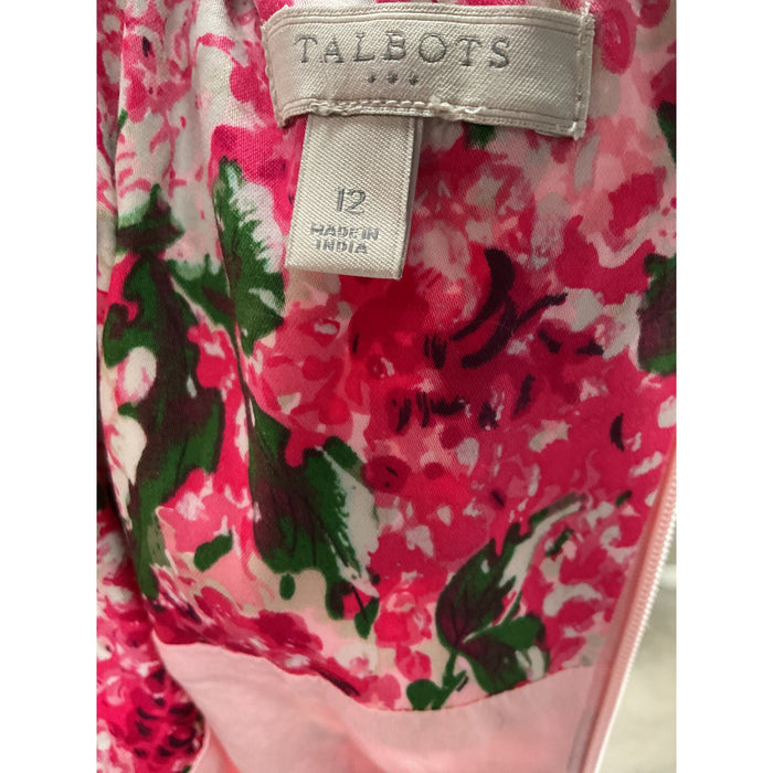 Talbots Multicolor A-Line Dress