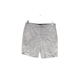 Banana Republic Gray Canvas Floral Bermuda Shorts (Size 35)