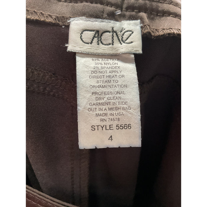 Cache Ankle Pants - Brown, Size 4