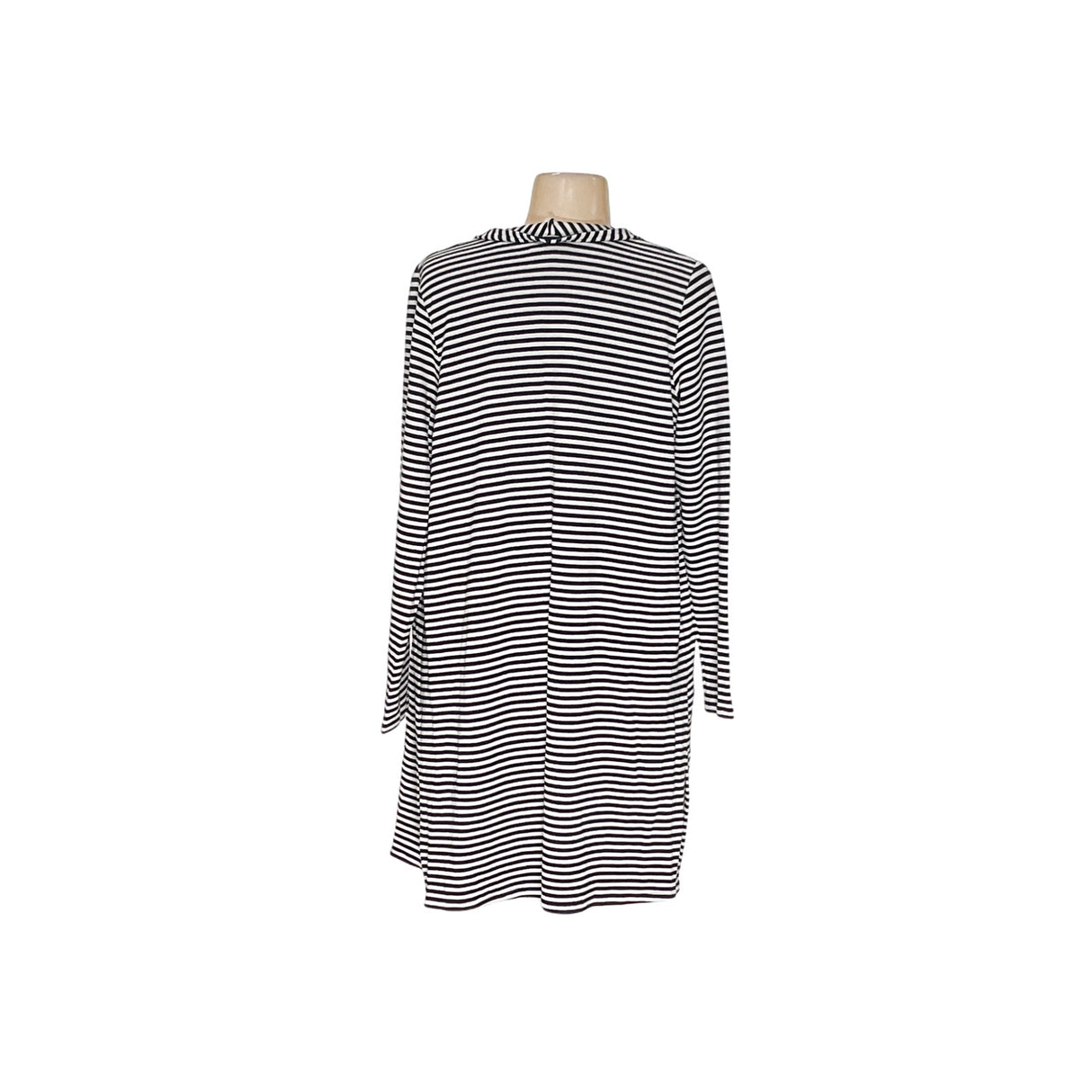 J.JILL Black Striped Cardigan Women's Size S