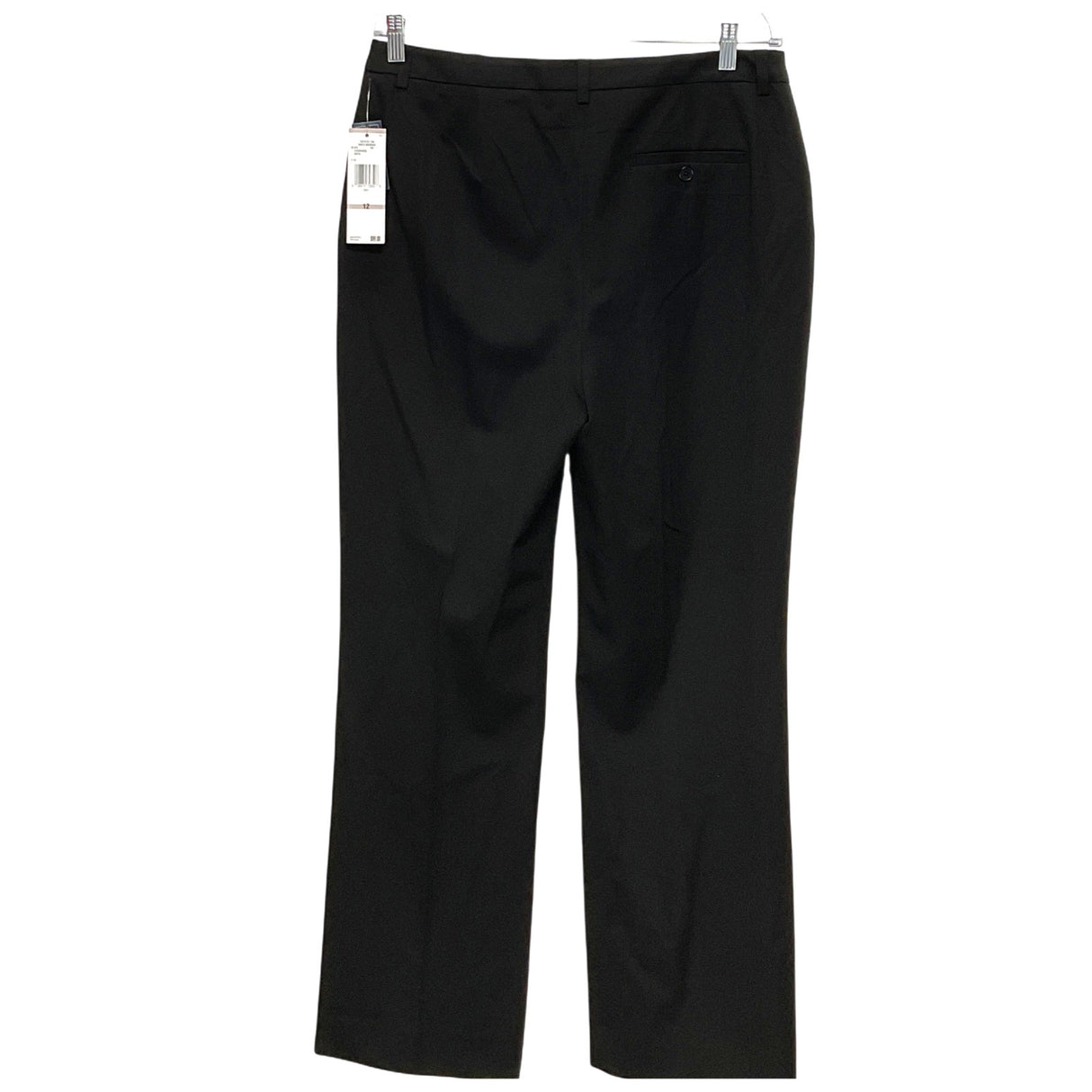 Jones NY Dress Pants Womens 12 Black Poly
