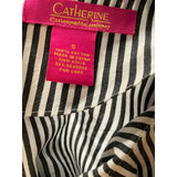 Catherines Striped Multicolor Canvas Blouse