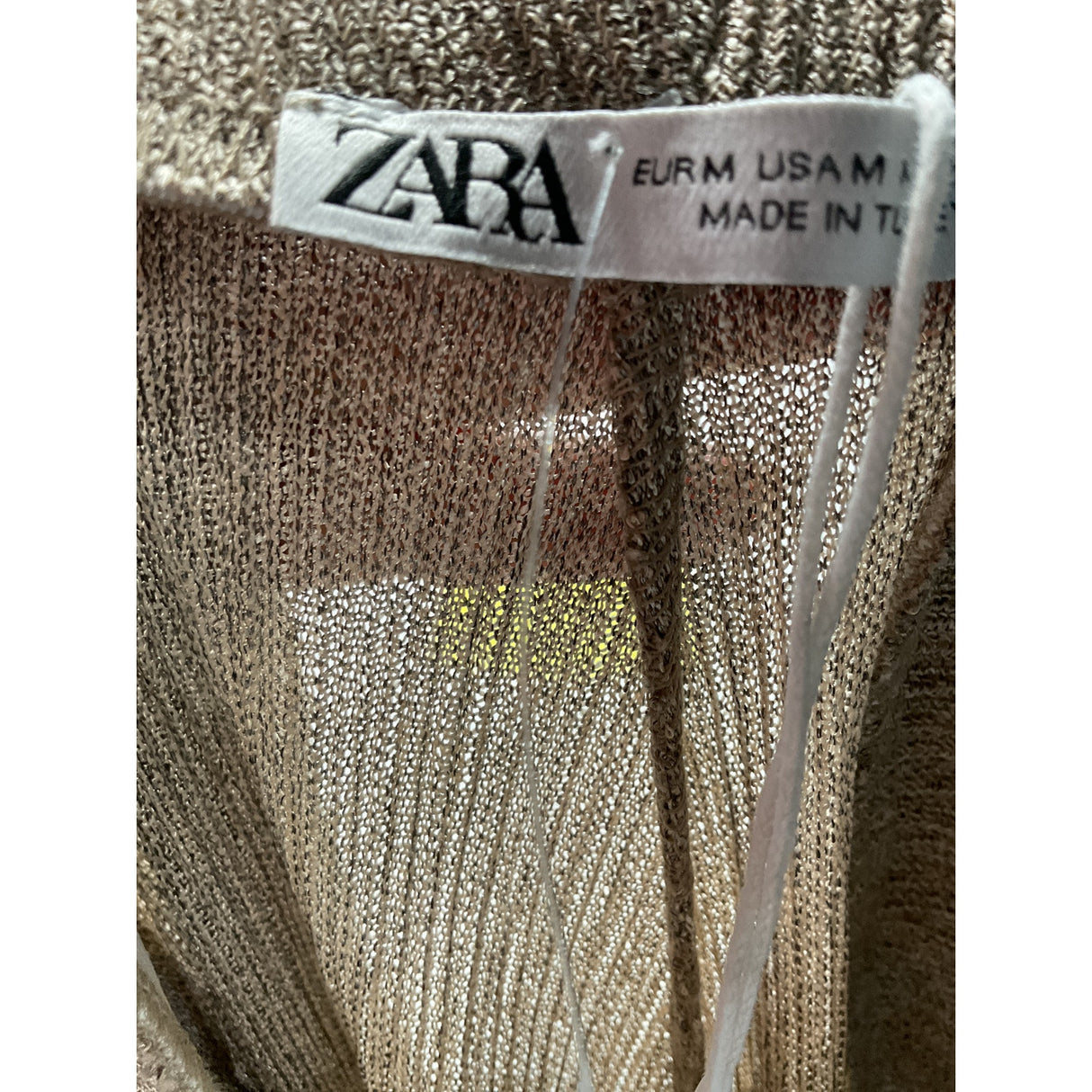 Zara Beige Ankle Pants - Women's M