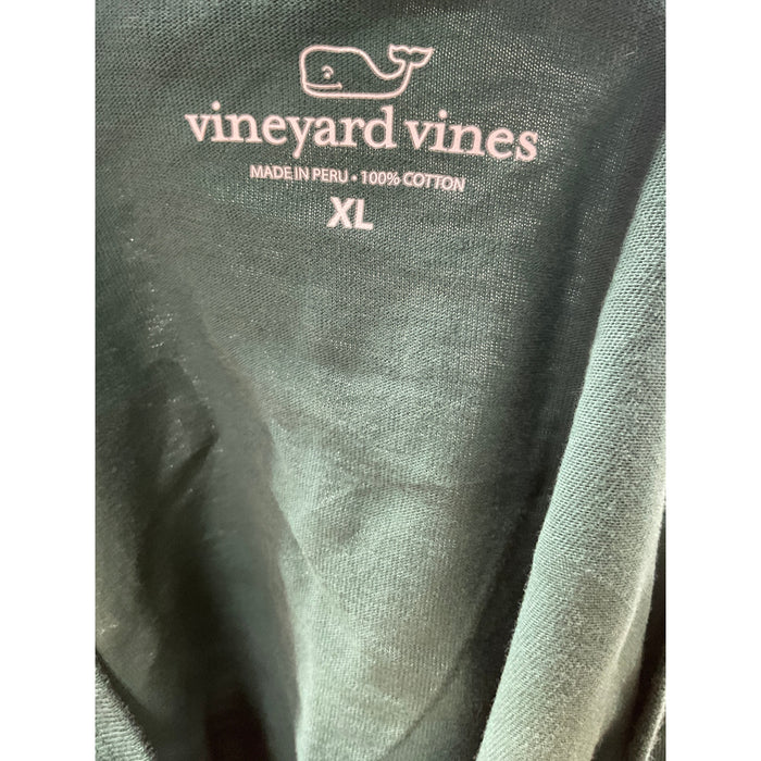 Vineyard Vines Women's Green Cotton Blouse XL