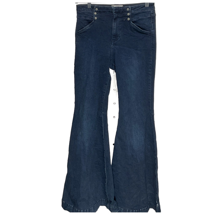 Free People Blue Ankle Jeans in Size 29