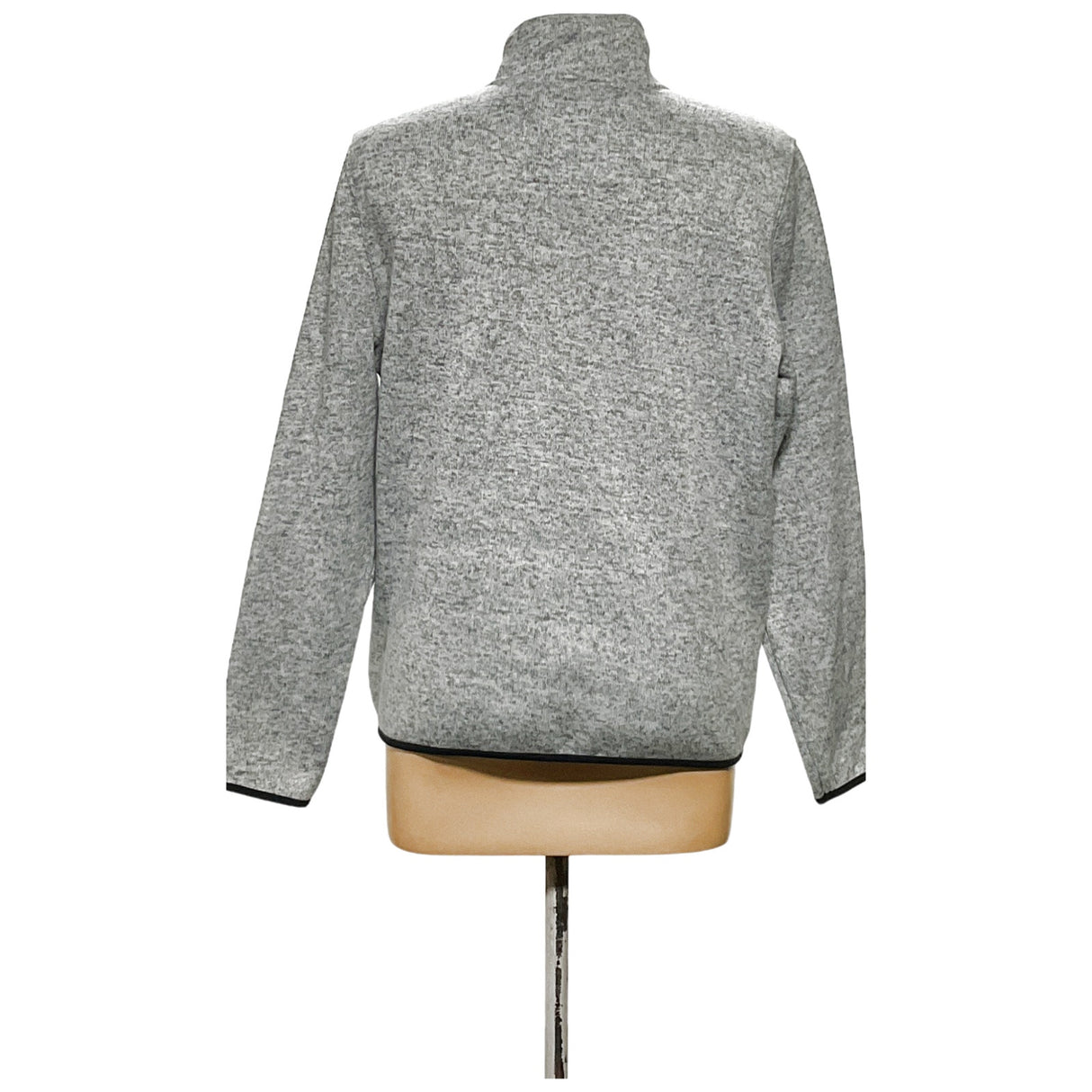 Nautica Gray Henley Sweatshirt L