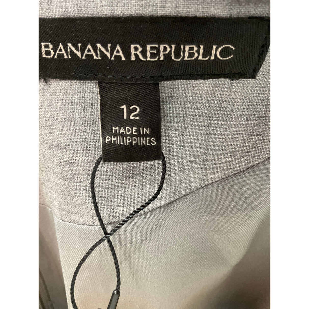 Banana Republic Gray Midi Shift Dress - Size 12