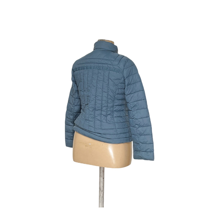 Bernardo Blue Quilted Jacket for Women - Size L