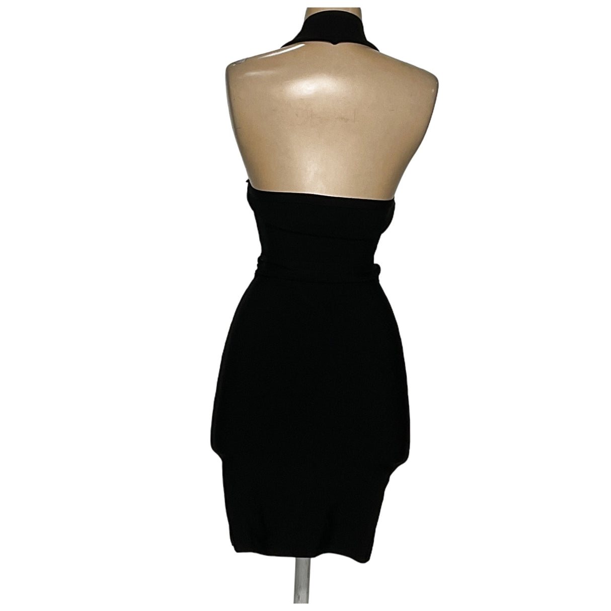 Bebe Black Bodycon Midi Dress - Size S