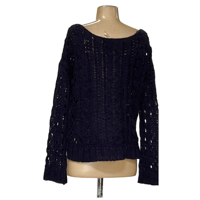 Free People Purple Pullover Sweater