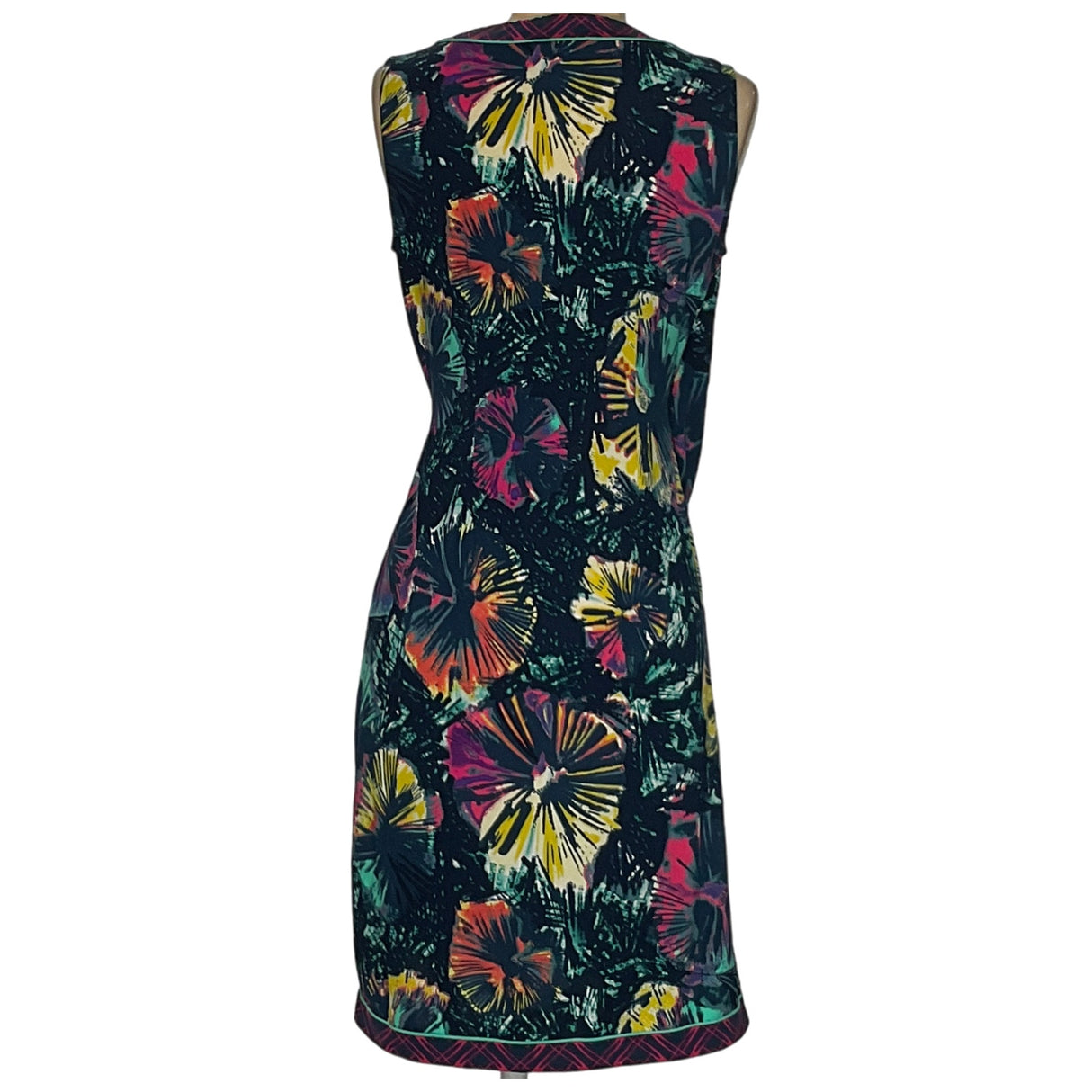 BCBGMAXAZRIA Wrap Midi Dress - Multicolor