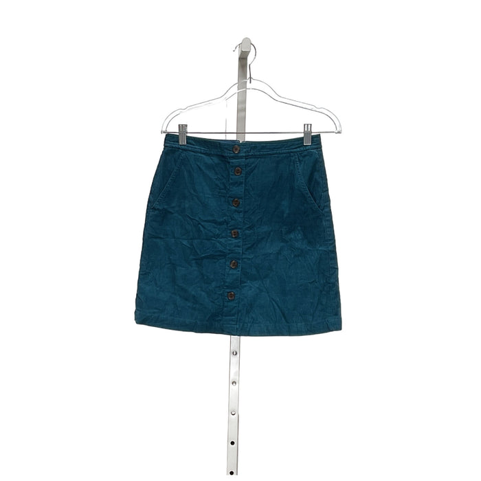 J. CREW Green Mini Skirt - Size 2