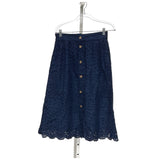 LOFT Blue A-Line Skirt - Size 2