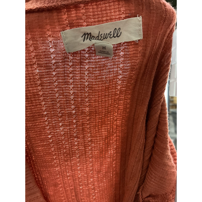 Madewell Orange Cotton Blouse