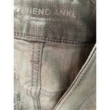 Chico's Gray Cotton Ankle Jeans 1.5