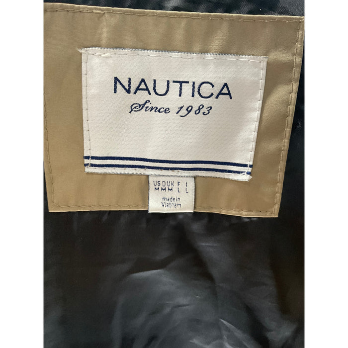 NAUTICA Women's Green Rain Coat