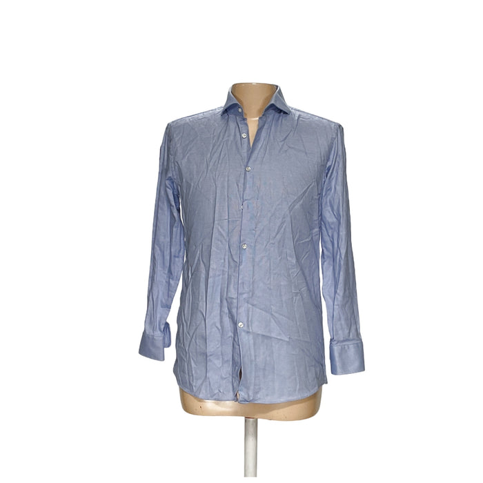 Men's HUGO BOSS Blue Cotton Dress Shirt