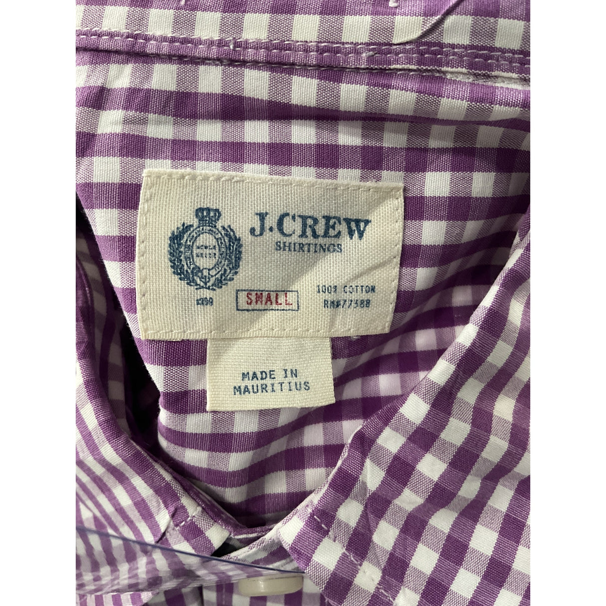 J. Crew Gingham Dress Shirt