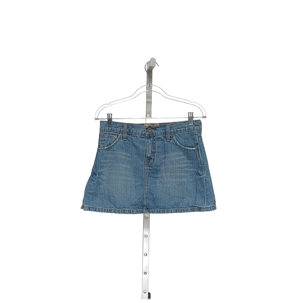 Levi's Blue Cotton Mini Skirt