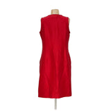 Talbots Red Cotton Sheath Dress