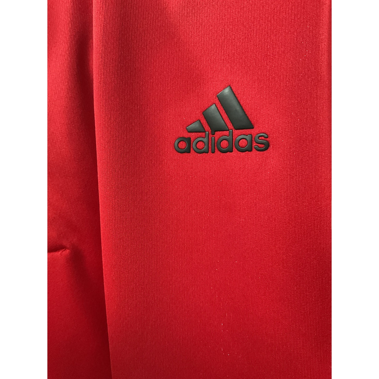 adidas Men's Red Polyester Polo Shirt