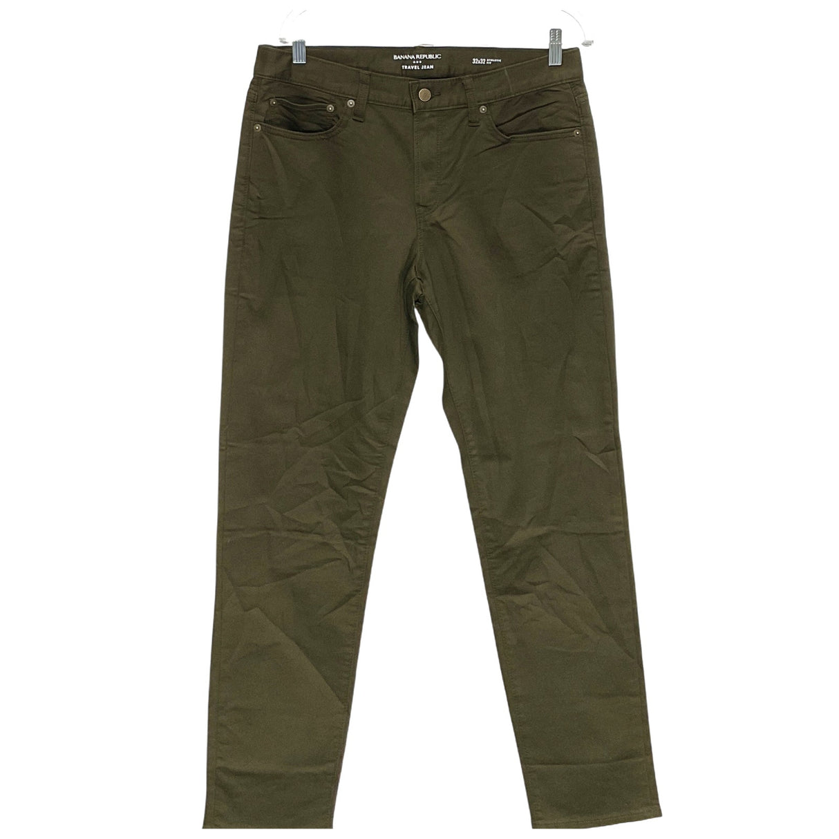 Banana Republic Men's Tapered Pants, Green, Size 32x32