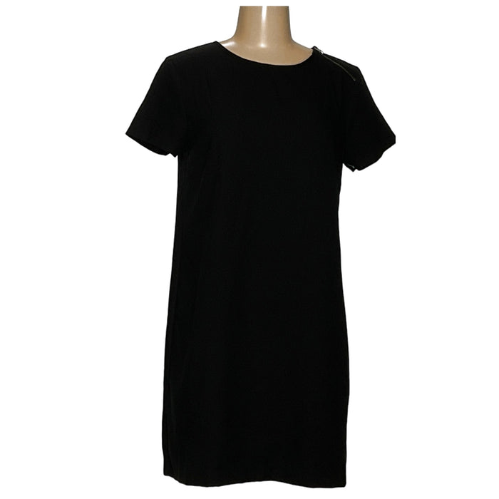 Banana Republic Black Midi Shift Dress